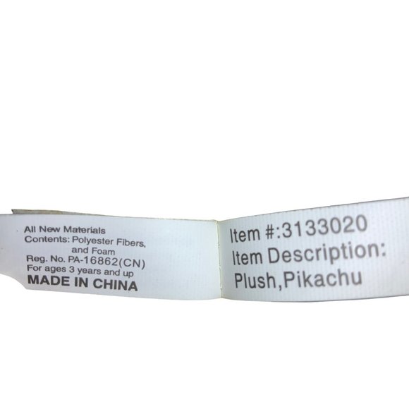 Pokémon Pikachu Plush Toy - Picture 7 of 10